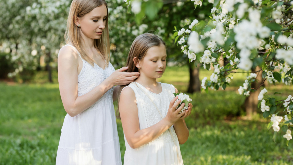 mom and daughter dress