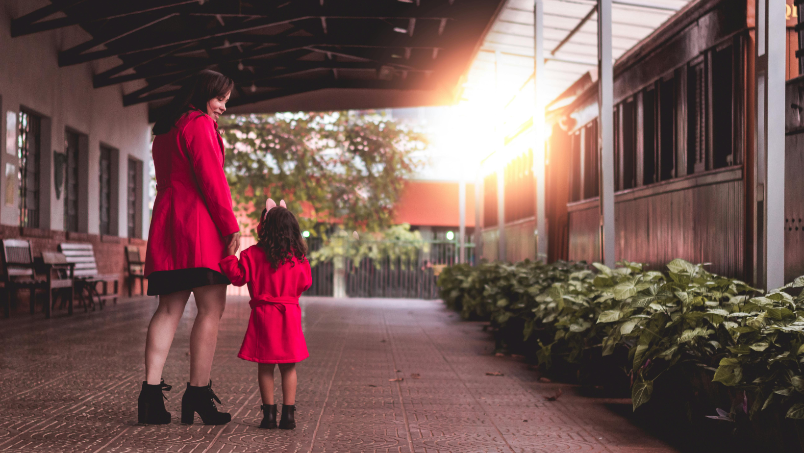 Mom and Daughter Dress